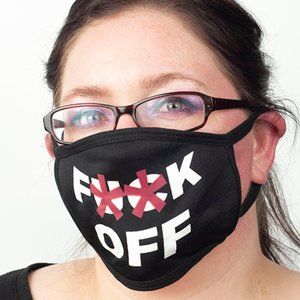 F**k OFF reusable, washable face mask made fr